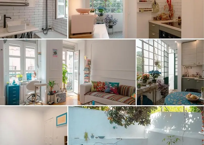 Apartament Charming 1br With Terrace Praca Flores | By Airnest Lizbona